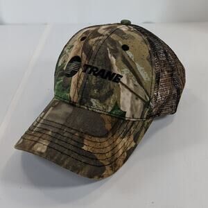 Trane K-Products Adjustable Mesh Strapback Cap Hat Camouflage HVAC Camo